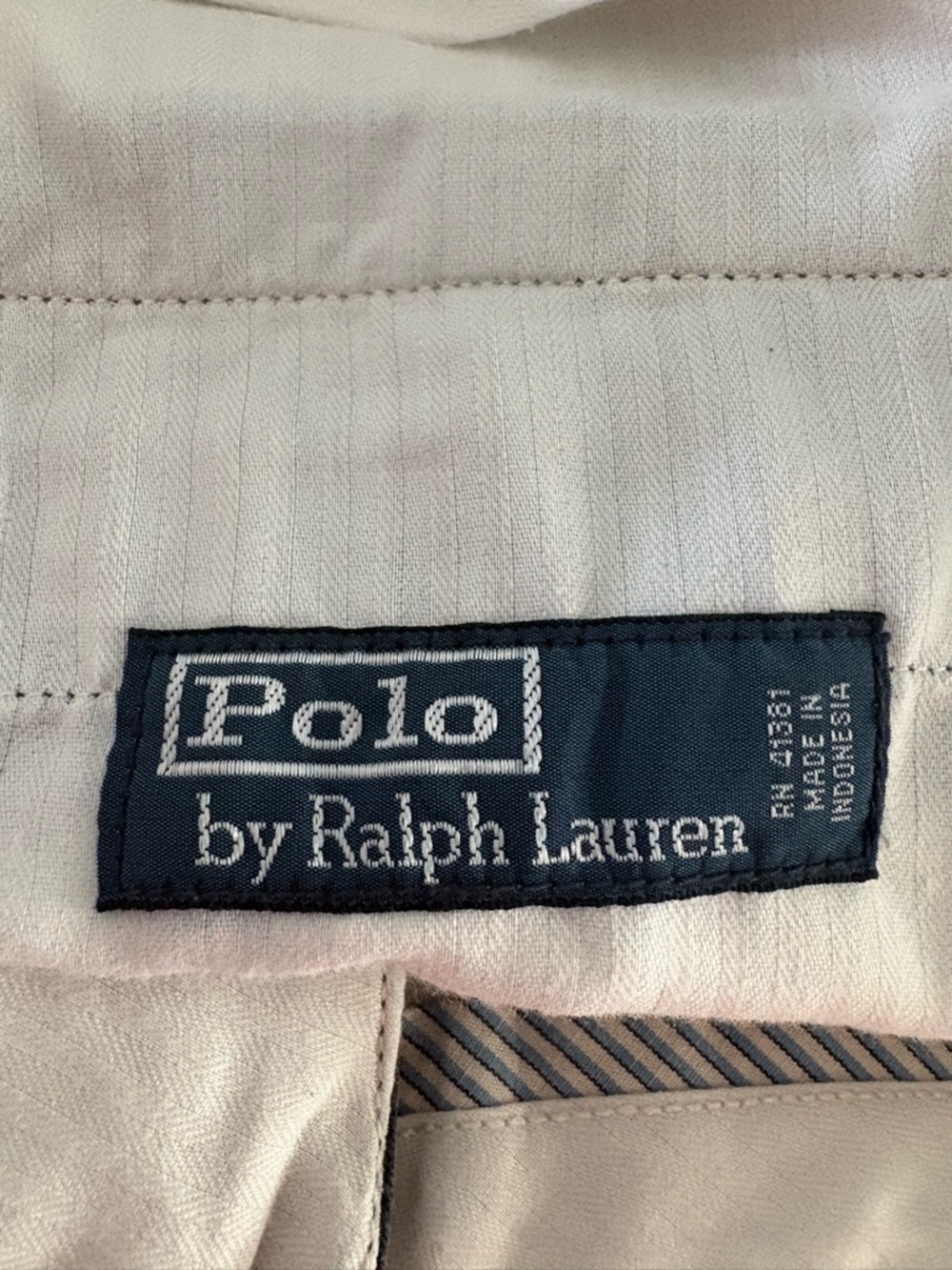 Polo by Ralph Lauren Navy Classic Cotton Chino Shorts 38 NWT - Picture 7 of 10
